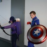 Comic-Con 2012 Hawkeye and Captain America