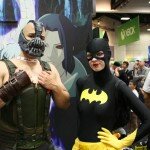 SDCC 2013 - Bane and Batgirl cosplay