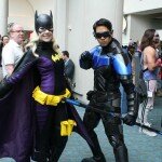 SDCC 2013 - Batgirl - Nightwing cosplay
