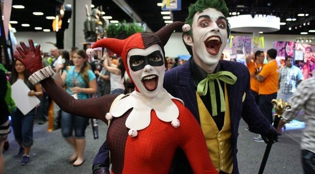 SDCC 2013 - Joker and Harley Quinn Cosplay