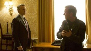 Kiefer Sutherland and Tate Donovan in 24: Live Another Day