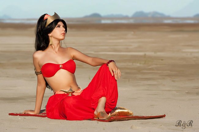 jasmine red outfit cosplay