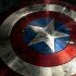 Captain America's battered shield