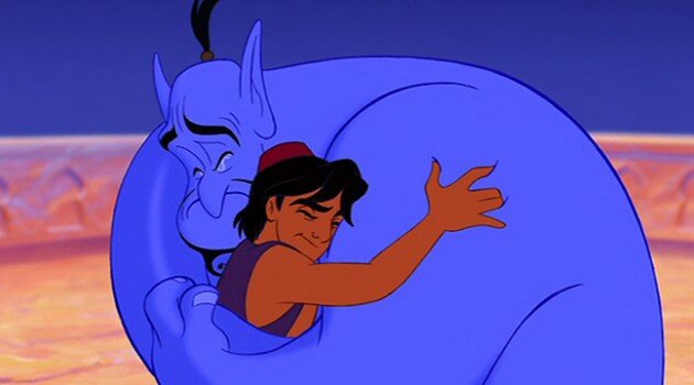 Robin Williams as Genie in Aladdin