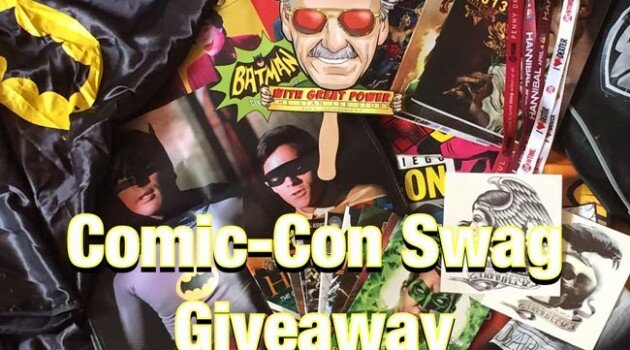 San Diego Comic-Con swag giveaway