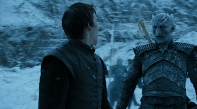 Bran and White Walker