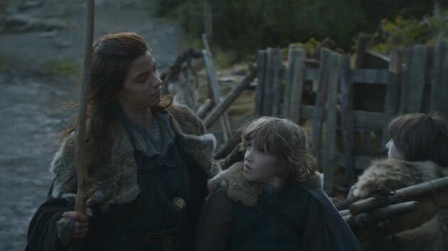 Osha and Rickon Game of Thrones TV show